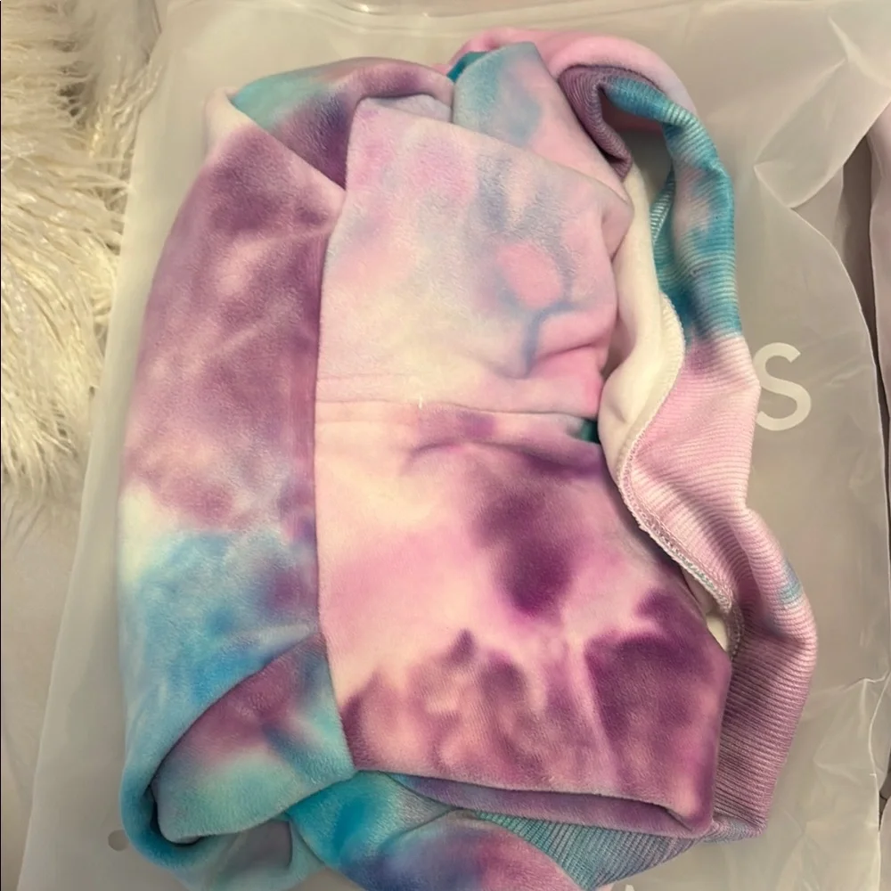NWT Spark Paws hoodie set. Human S, Pet 2XL. SKYDYE blue purple set - Picture 4 of 6